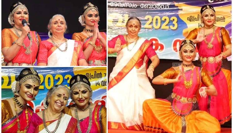 Asha Sharath Mother Dance With Daughter Uthara Sharath Viral Malayalam (2)
