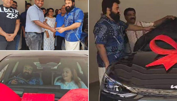 Mohanlal-63-Birthday-Gift-KIA-Electric-Car-By-Friend-Alex-k-Babu_11zon