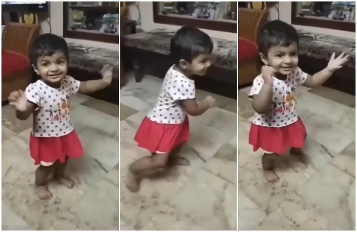 Little Baby Girl Nice Dance