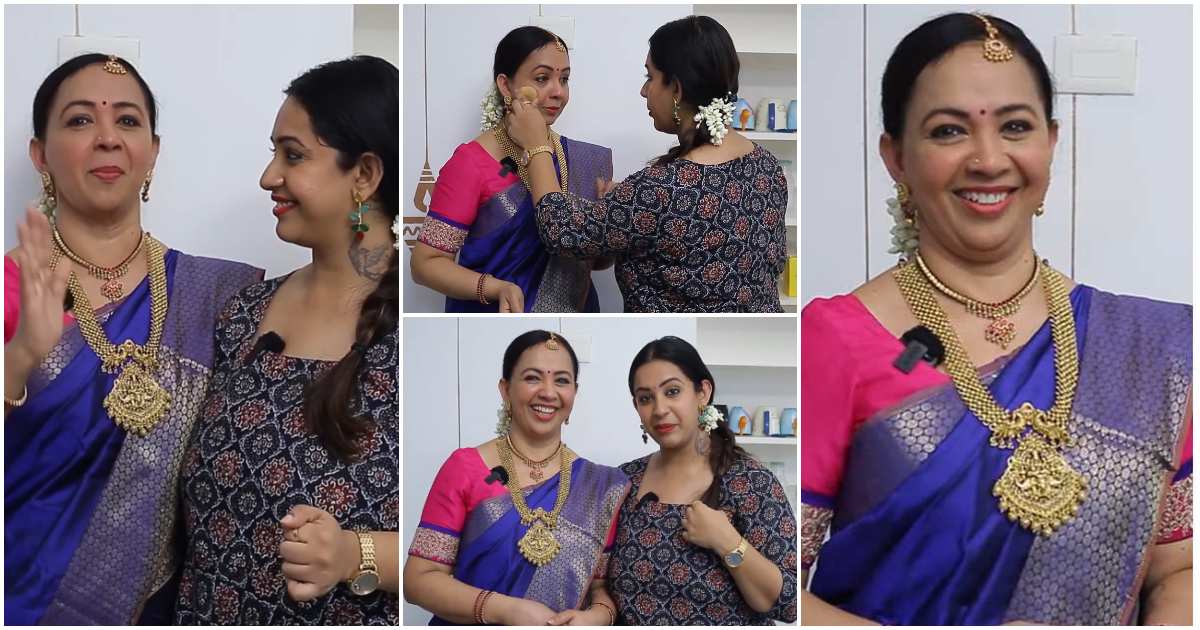 Sowbhagya Vekitesh shares mother Thara Kalyan's Bridal Makeover