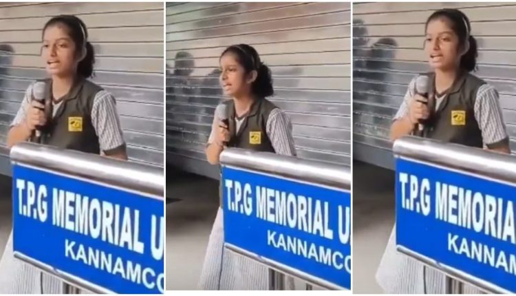 A-girl-election-campaign-speech