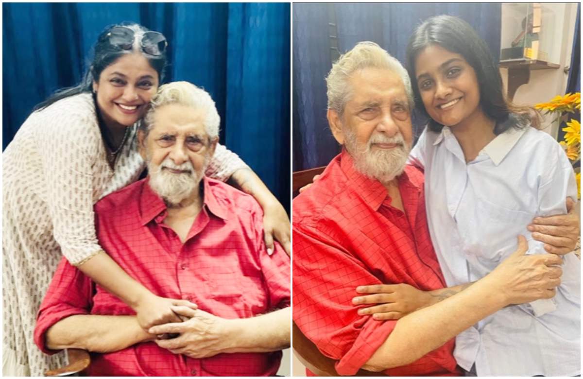 Manju Pillai And Daughter Happy Moments With Actor Madhu Sir
