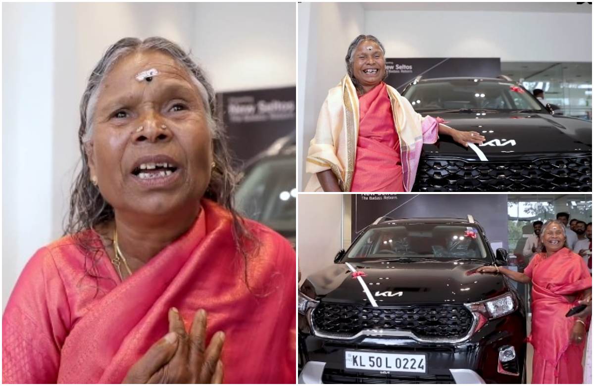 Nanjiyamma Bought New Car KIA Sonet
