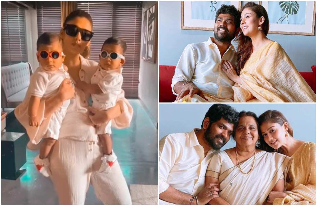 Nayanthara Begins Instagram presence with her Kids