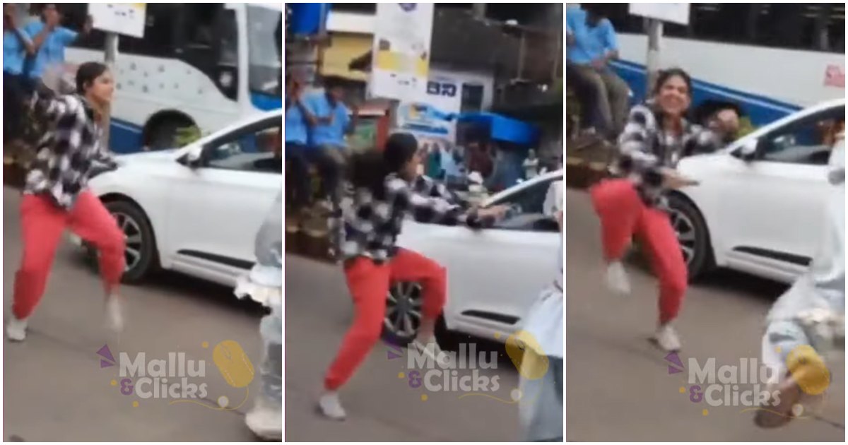 Dance in traffic block video