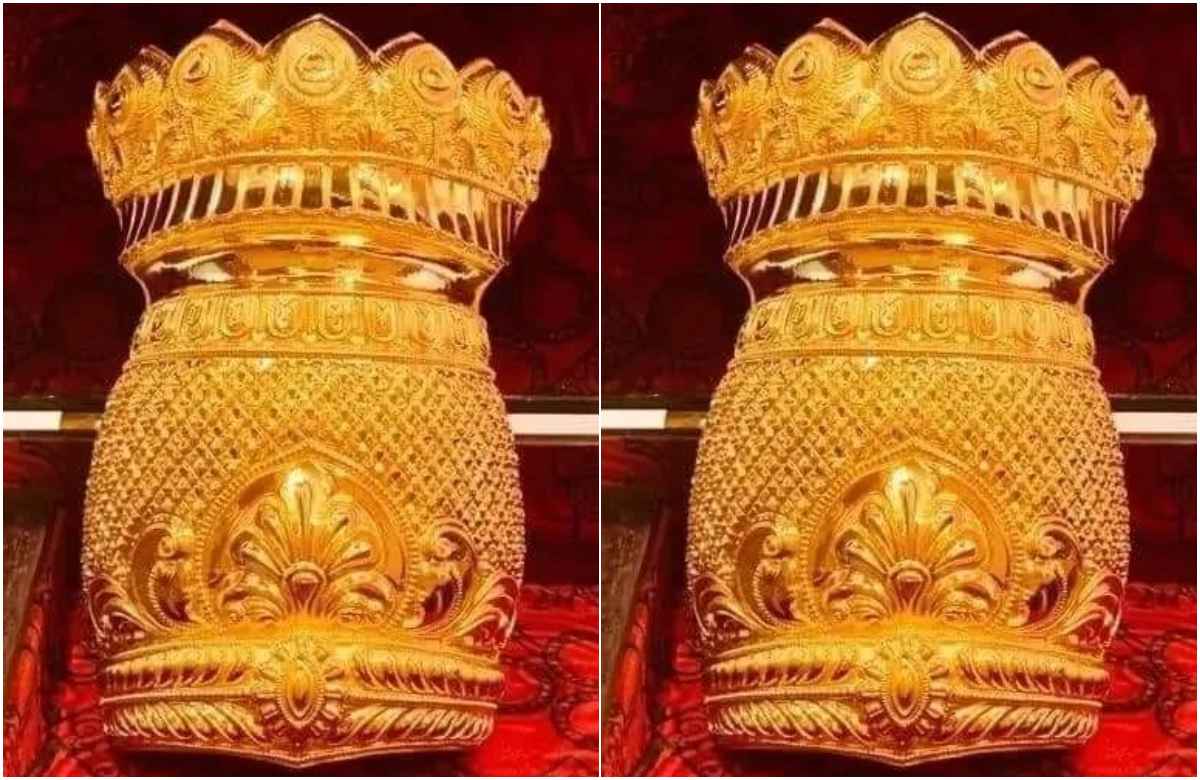 Golden Crown offered to Guruvayur Temple at Ashtamirohini Day