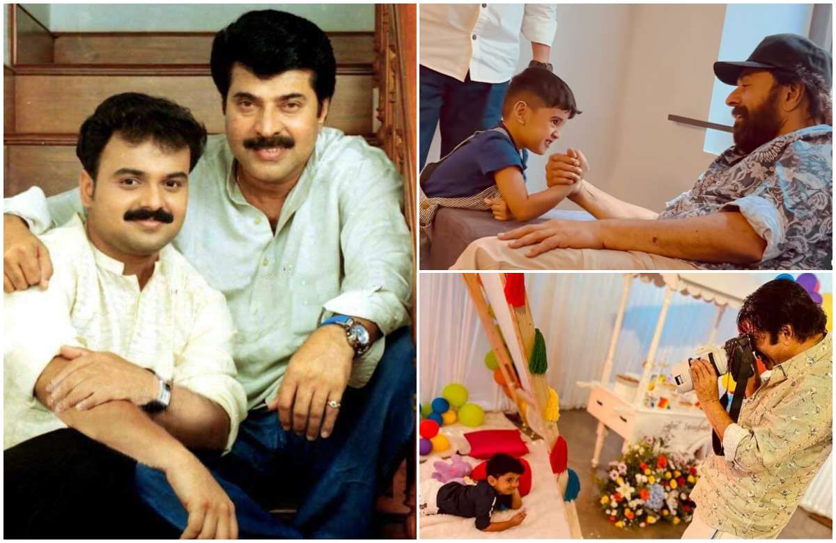 Kunchacko Boban shared a video of Mammootty with his son