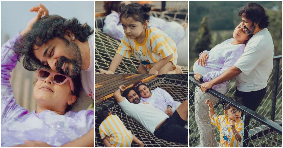 Pearly Maaney Pregnancy Photoshoot with Nila baby