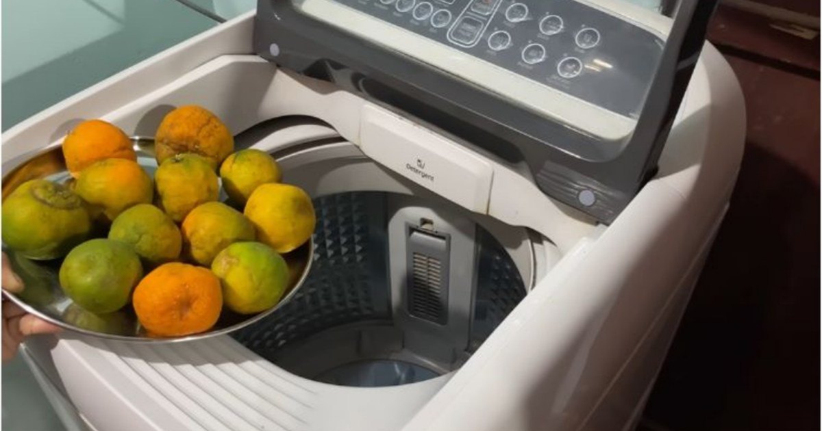 Washing Mechine Cleaning Tips Using Orange