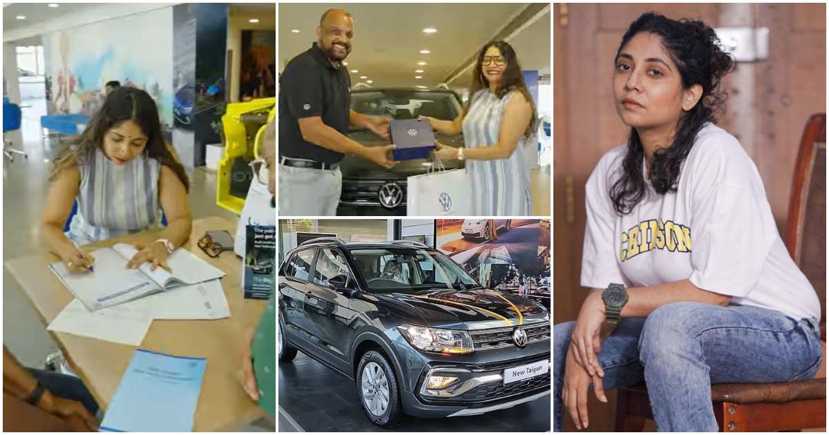 Abhaya Hiranmayi bought Volkswagen Taigun