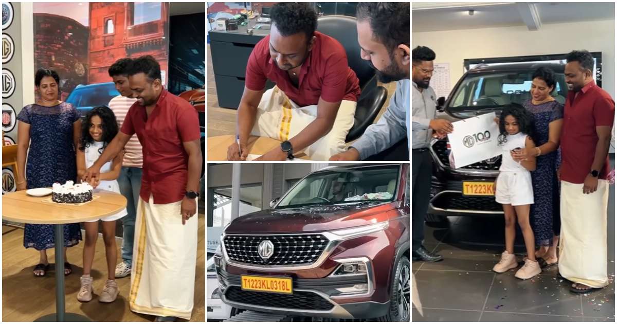 Actor Bijukuttan buys MG hector SUV worth