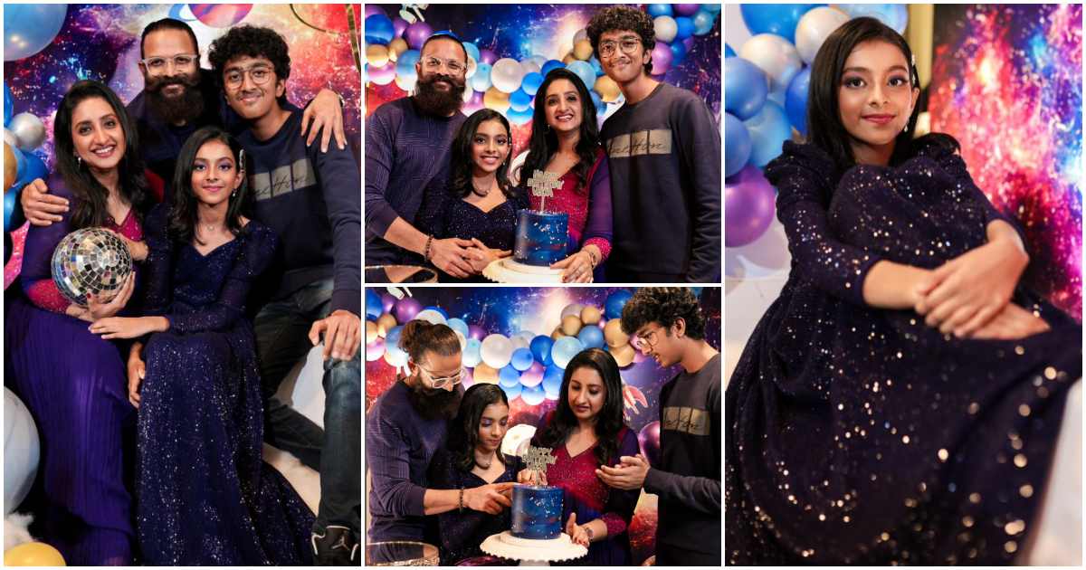 Birthday celebration of Jayasurya's Daughter