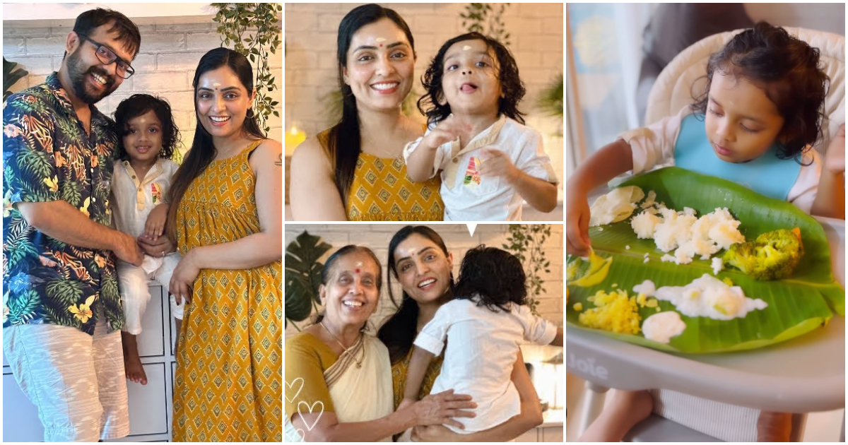 Arungopan and Nimmy Arungopan son 3rd Birthday Celebration