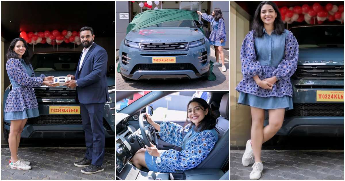 Aishwarya Lekshmi New Car Range Rover Evoque