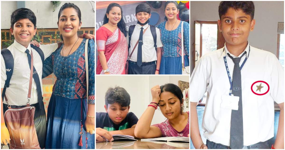 Navya Nair celebrates her son becoming first rank holder in his school