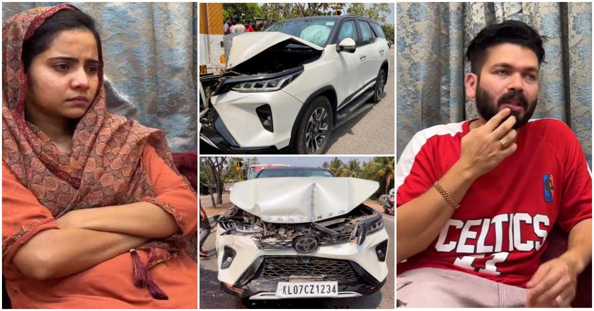 Basheer Bashi and family survived from car accident