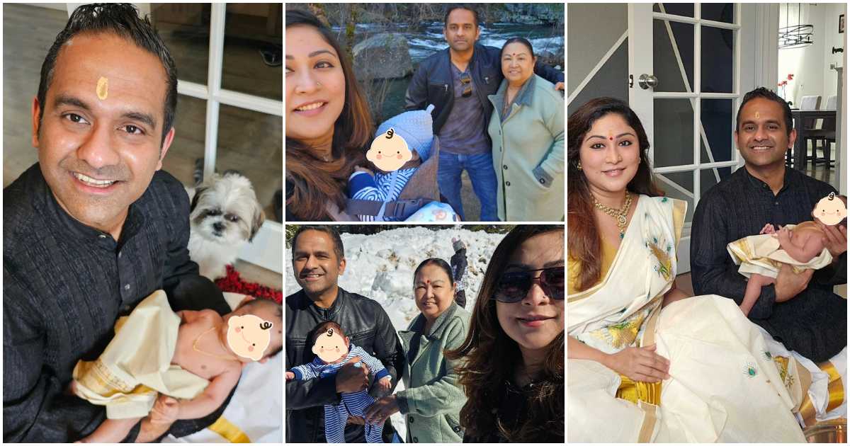 Archana Susheelan's baby Noolukett Ceremony