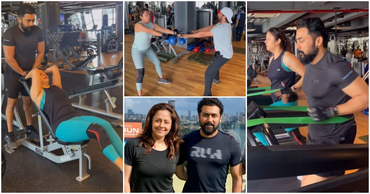 Suriya Jyothika workout video goes viral