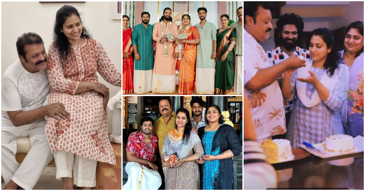 Radhika Suresh Gopi Birthday Celebration