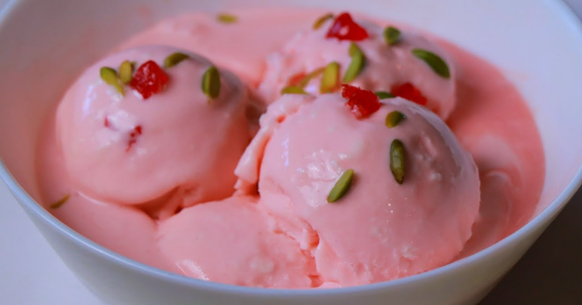 Tasty Ice cream without cream
