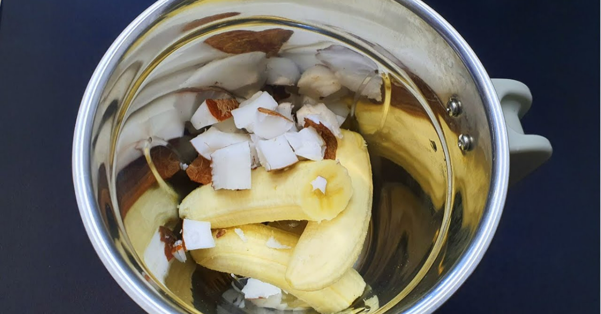 Coconut And Banana Tasty Snack