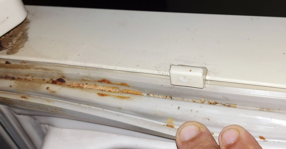 Fridge Door Side Easy Cleaning
