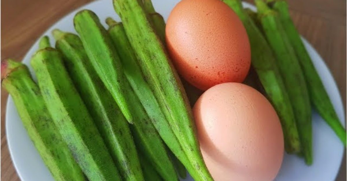 Ladies Finger And Egg Thoran