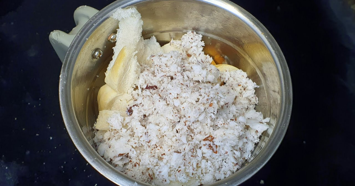 Quick Bread And Coconut Snack