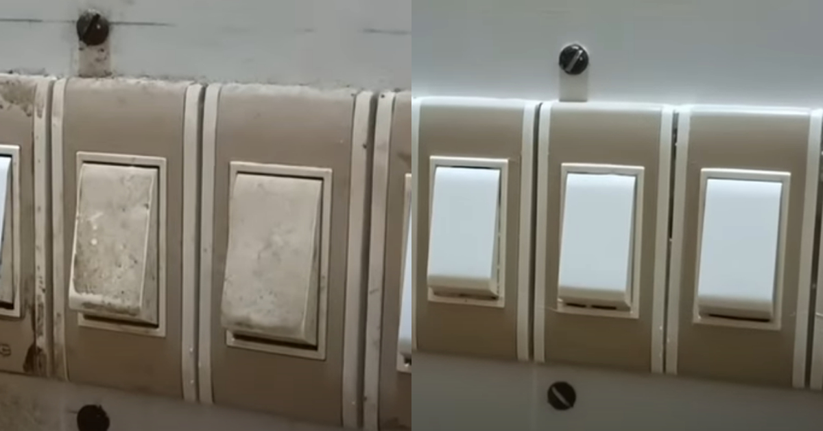 Switch Board Cleaning Easy Tricks