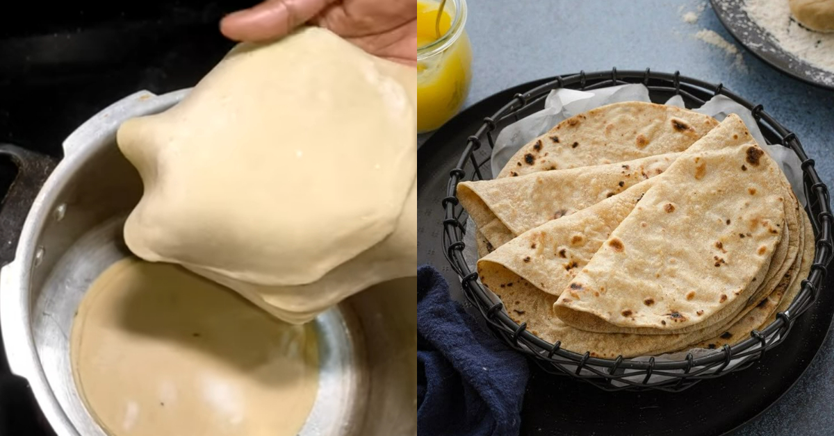 Chapati Making In Pressure Cooker Tip