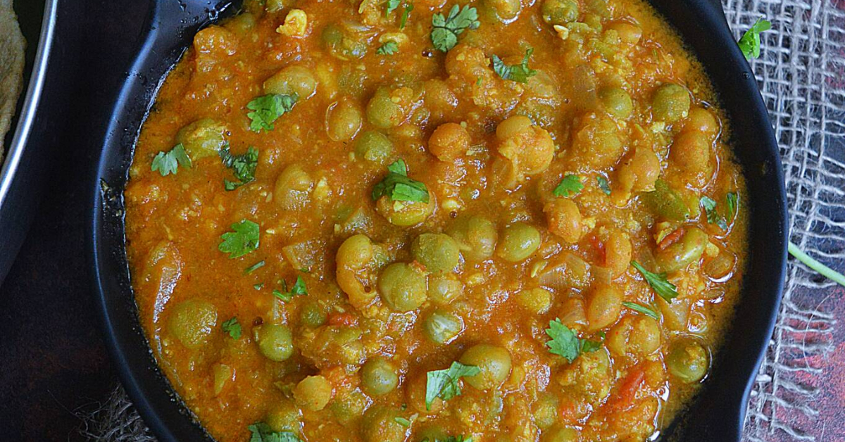 Kerala Style GreenPeas Curry Recipe