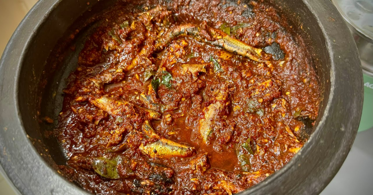 Kerala Style Sardine Fish Curry Recipe