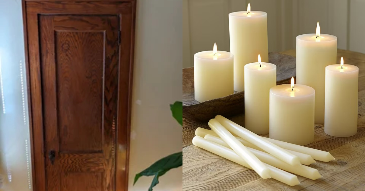 To Fix Sticking Doors Using Candle