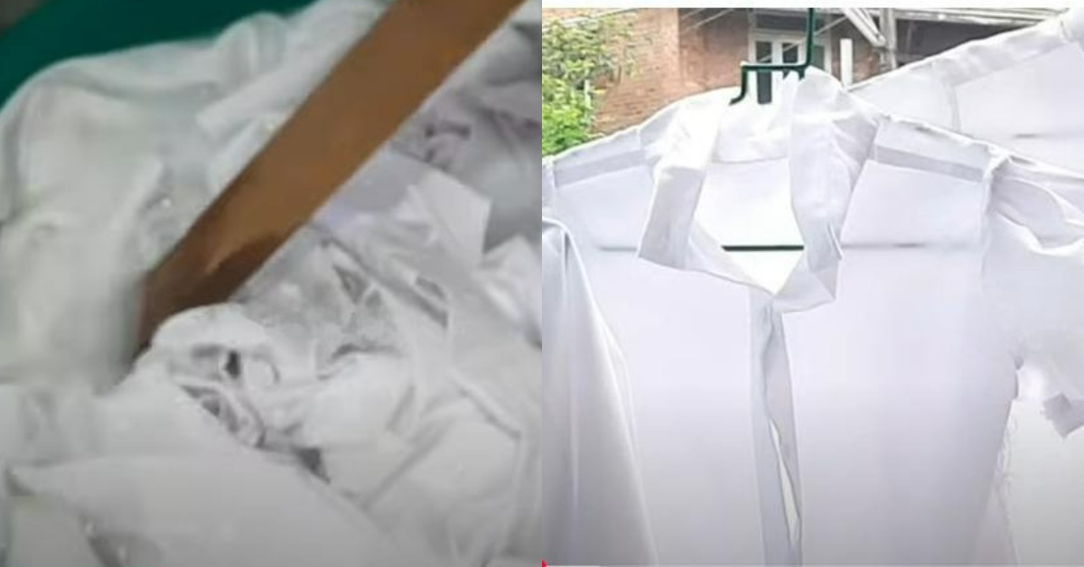 To Wash White Clothes Easily