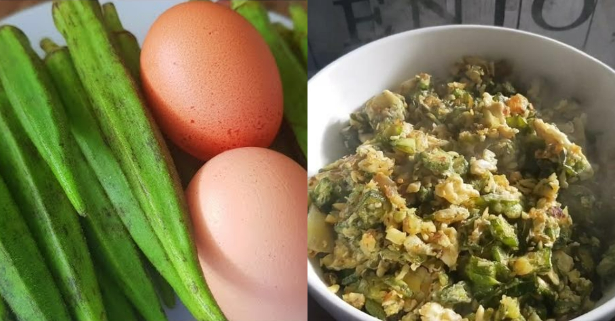 Ladies Finger And Egg Thoran