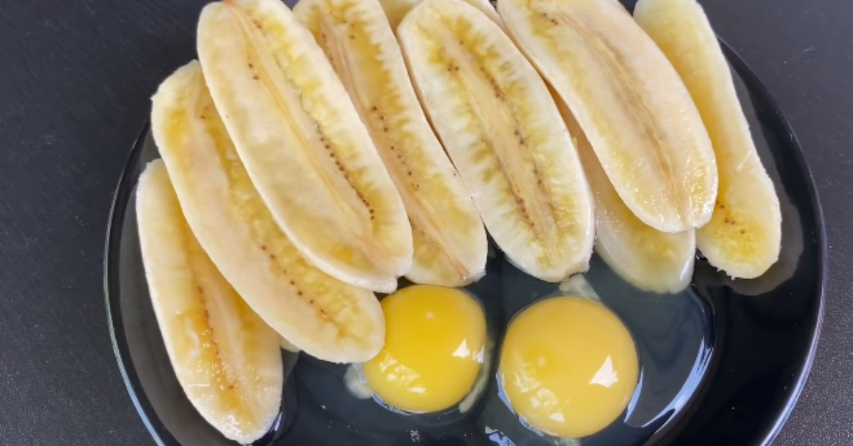 Easy Banana Egg Snack