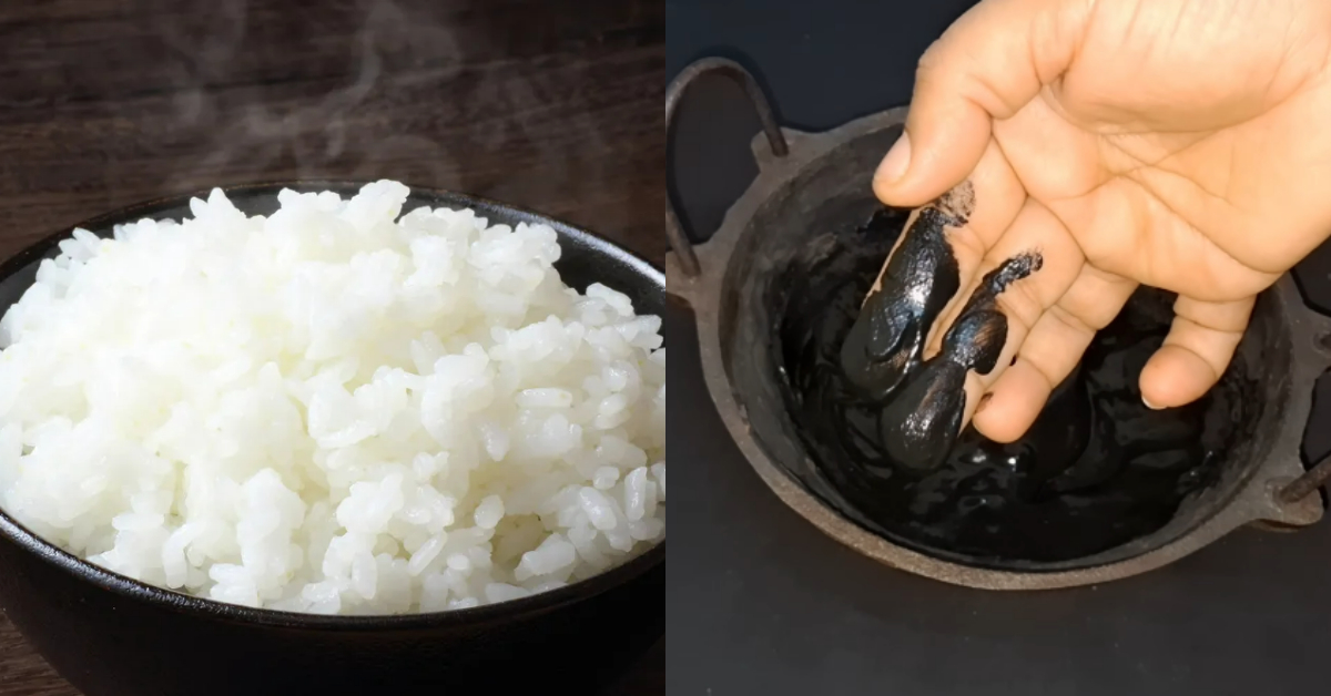 Natural Hair Dye Using Rice