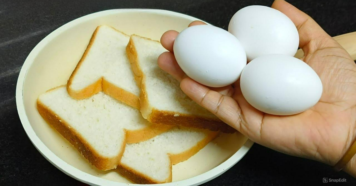 Tasty Bread Egg Snack Recipe