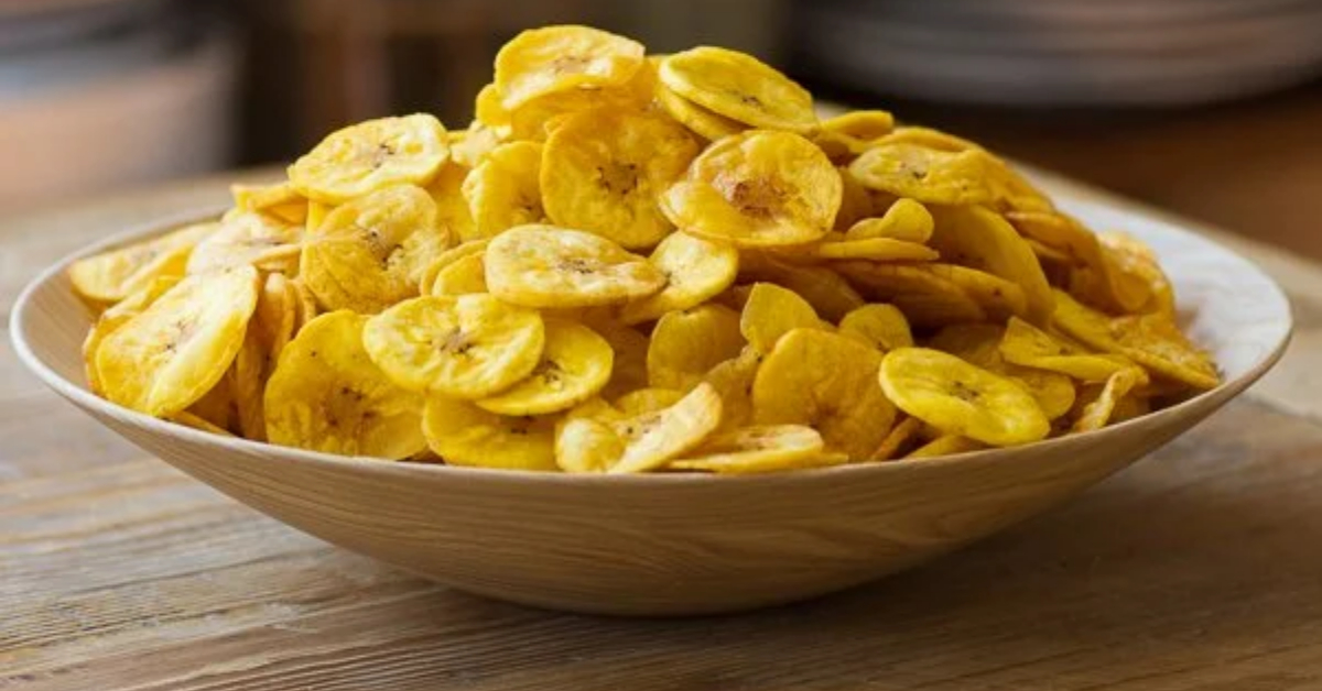 Kerala Style Crispy Banana Chips Recipe