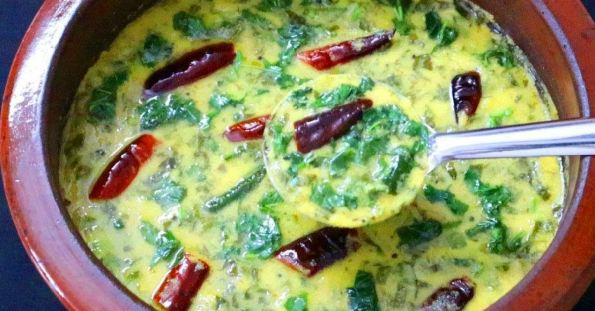 Kerala Style Spinach And Dal Curry