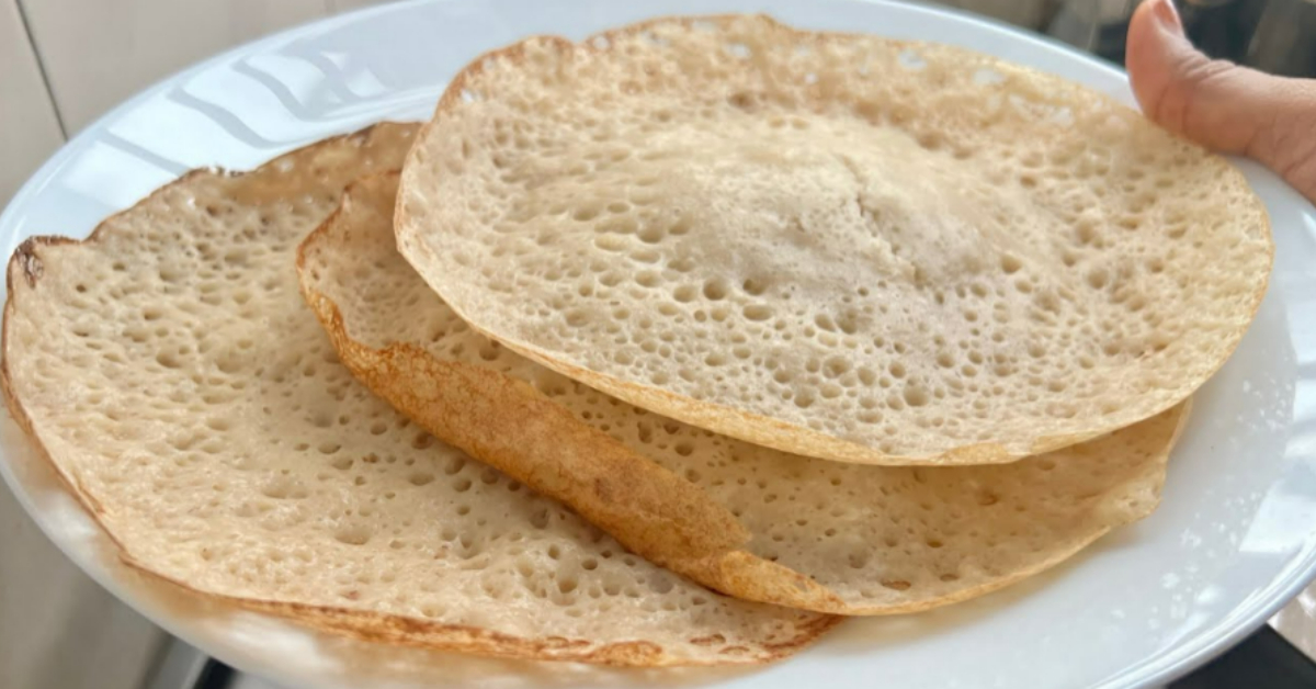 Home Made Wheat Palappam Recipe