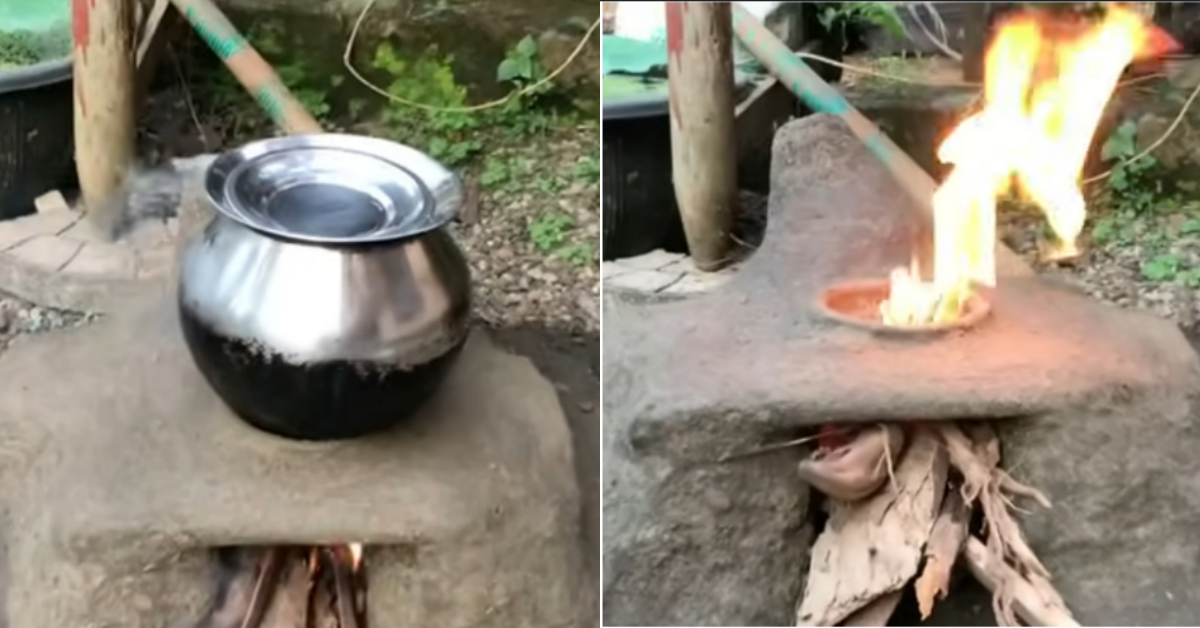 Pukayillatha Aduppu Making Using Soil